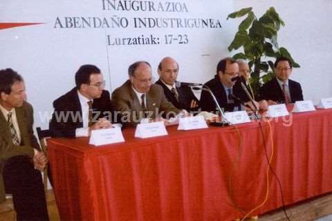 Inauguración de Abendaño Industrigunea