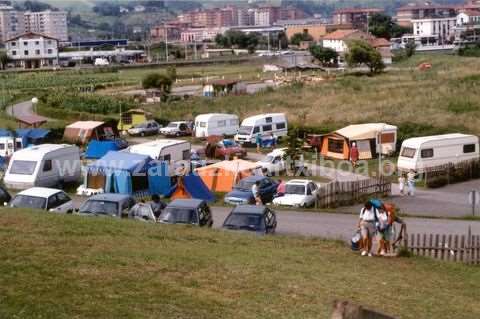 Zarautz. Camping