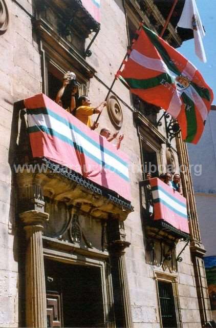 Regatas. Bandera de Zarautz