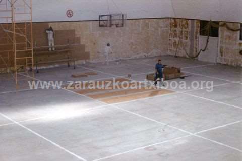 Obras en el Polideportivo