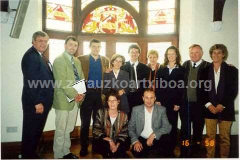 Visita de una delegación de Zarautz a Bray