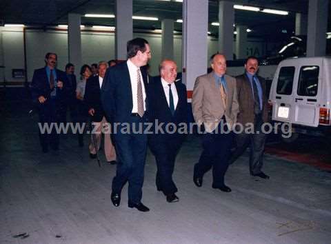 Inauguración de los parkings de la Munoa y Plaza