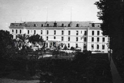 Fachada principal del Gran Hotel de Zarautz