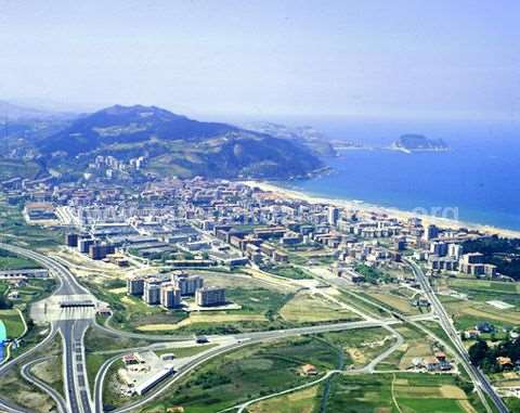 Vista aérea del pueblo de Zarautz