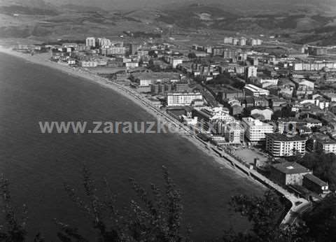Panorámica del pueblo de Zarautz