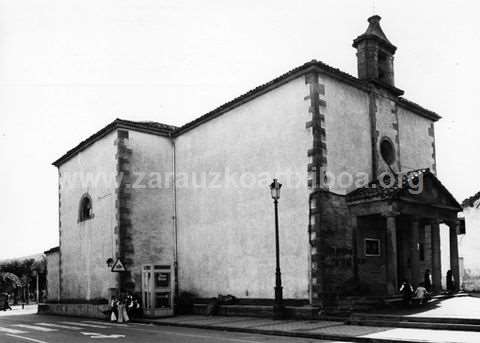 Zarauzko San Pelaioko elizaren fatxada