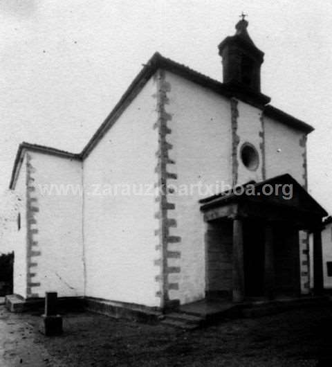 Fachada de la iglesia San Pelayo de Zarautz