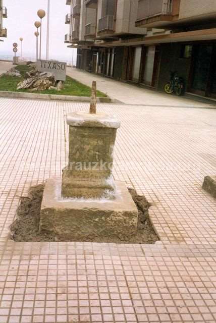 Colocación de un monumento