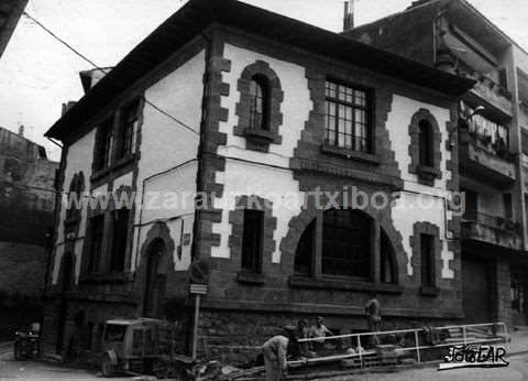 Fachada de una casa de Zarautz