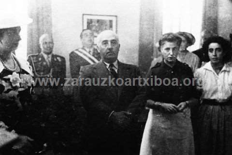 Visita de Francisco Franco a Zarautz