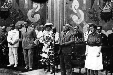 Visita de Francisco Franco a Zarautz