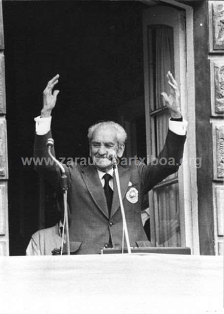 Discurso de Manuel Irujo en Zarautz