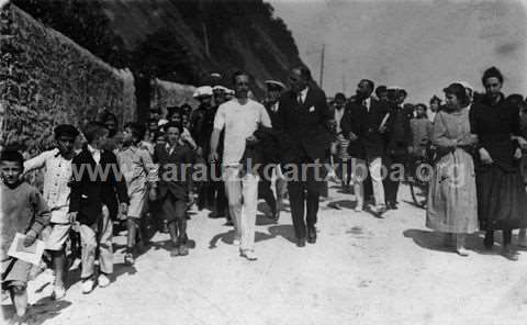 Visita del Rey Alfonso XIII a Zarautz