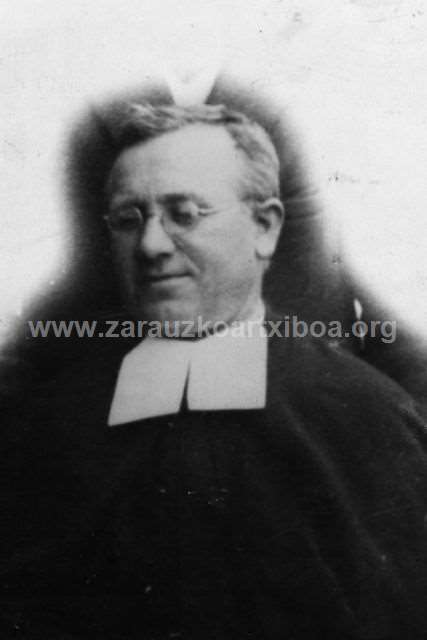 Retrato del hermano Octavio, religioso de las escuelas cristianas de Zarautz