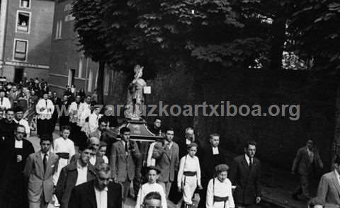 Procesión de San Pelayo en Zarautz.