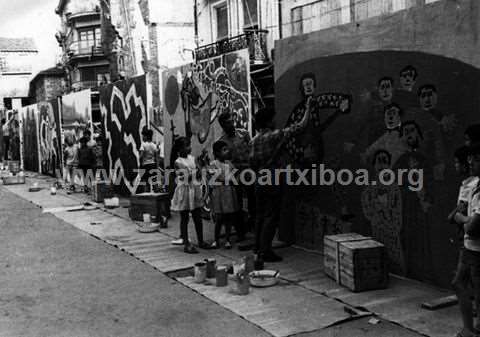 Premio "Santa Unzurrunzaga" de pintura mural en Zarautz