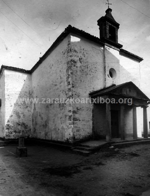 Fachada de la ermita de San Pelayo de Zarautz