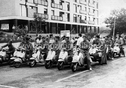 III Marathon de motos lambretta en Zarautz