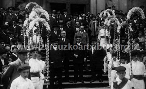 Fiesta de la Poesia Vasca, Euskal Olerti Eguna, celebrada en Errenteria en 1930