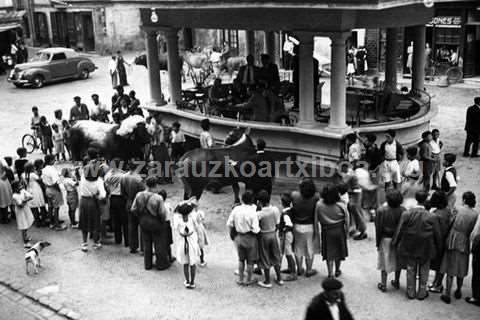 Concurso de ganado en Musika Plaza de Zarautz