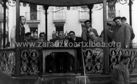 Concurso de ganado en Zarautz. Jurado