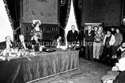 Homenaje a Ignacio Eizmendi, Basarri, en la Diputación Foral de Gipuzkoa.