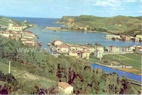 Vista panorámica del pueblo de Zumaia