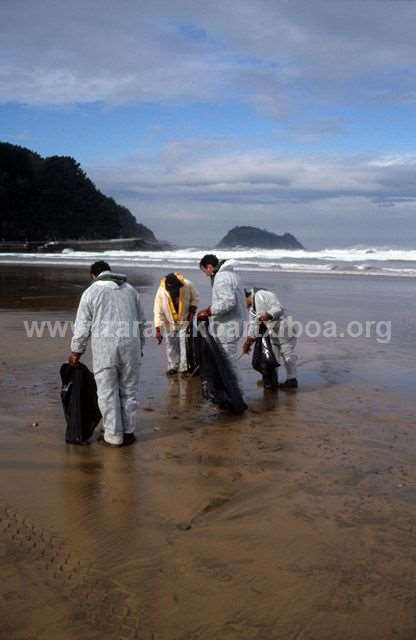 Txapapote en la playa de Zarautz