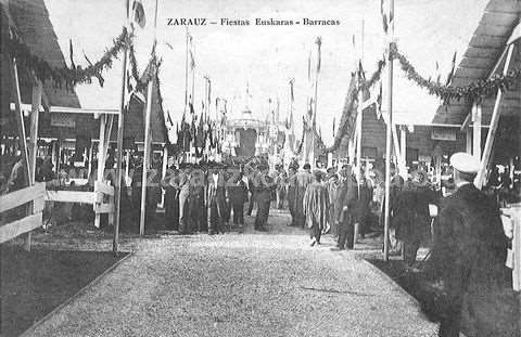 "Fiestas Euskaras". barrakak