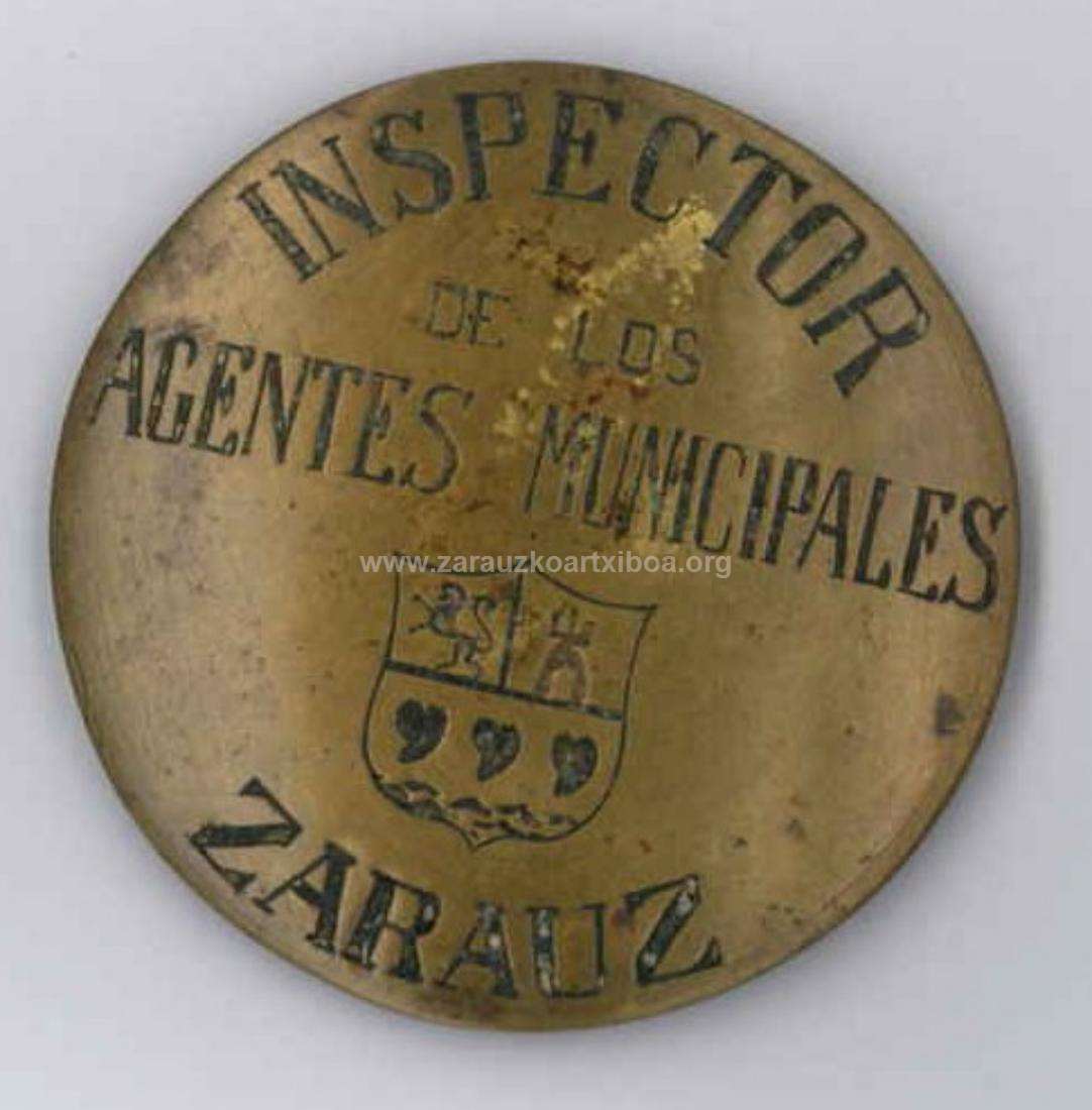 Placa de Agente Municipal