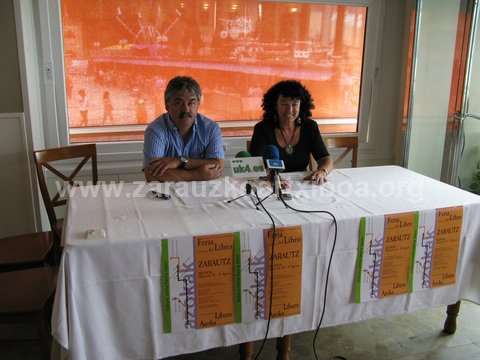 Rueda de prensa de la Feria del Libro de Zarautz