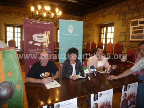 Rueda de prensa de presentación de las Jornada romanas de Zarautz