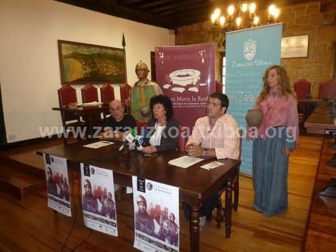 Rueda de prensa de presentación de las Jornada romanas de Zarautz