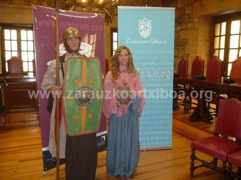 Rueda de prensa de presentación de las Jornada romanas de Zarautz