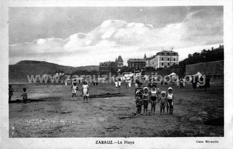 La playa de Zarautz