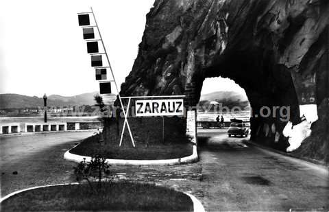 Carretera entre Zarautz y Getaria