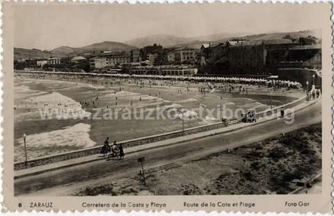 La playa de Zarautz