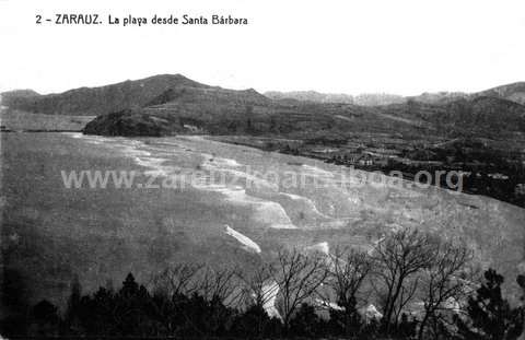 La playa desde Santa Bárbara