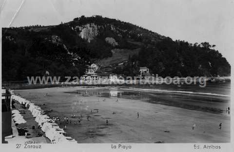 La playa de Zarautz