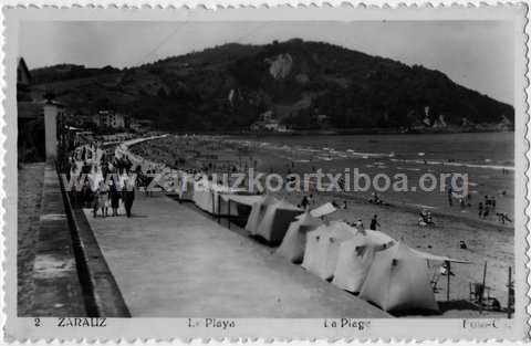 La playa de Zarautz