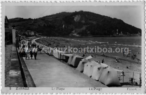 La playa de Zarautz