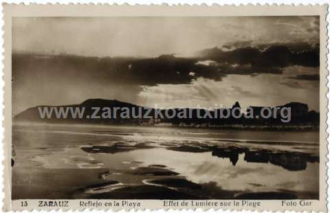 La playa de Zarautz