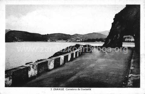 Carretera de Getaria a Zarautz