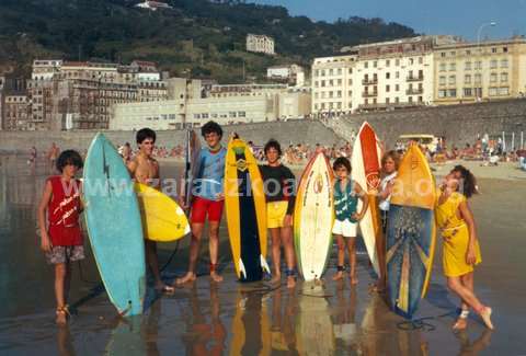 Historia del surf en Zarautz