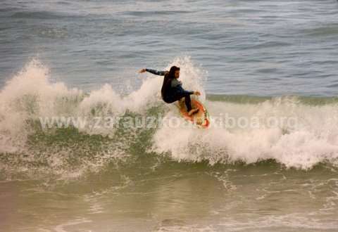 Historia del surf en Zarautz