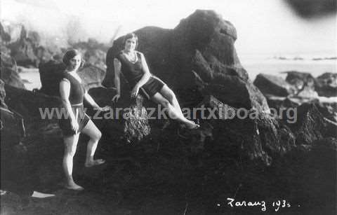 Bañistas en la playa