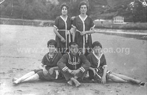 Bañistas en la playa
