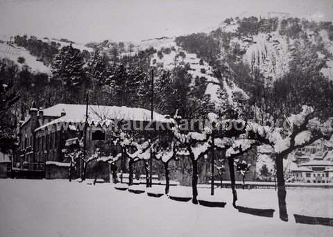 Nieve en el mirador