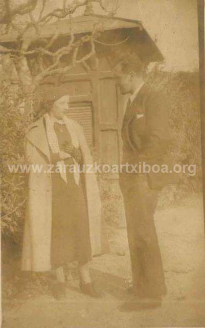 El matrimonio Eusebio Bastida y Margarita Chapartegui