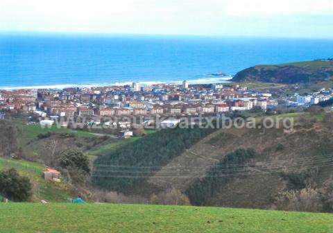 Zarauzko ikuspegia Urdaneta bidetik